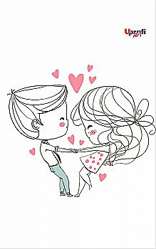 Блокнот B6 "Lovers dancing", 50568, TM Profiplan  Блокнот B6 "Lovers dancing", 50568, TM Profiplan