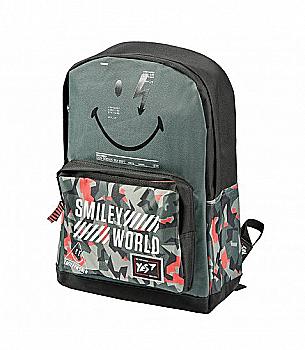 Рюкзак молодіжний YES T-67 "Smiley World" Military boy, 558282 Рюкзак молодіжний YES T-67 "Smiley World" Military boy, 558282