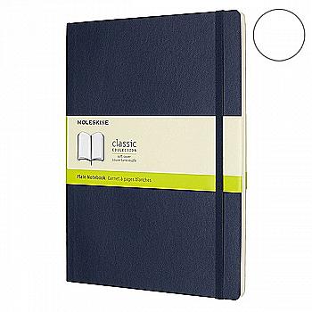 Блокнот Сапфир мягкий большой нелинованный, Moleskine Classic, QP623B20F Блокнот Сапфир мягкий большой нелинованный, Moleskine Classic, QP623B20F