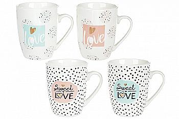 Кружка фарфоровая "Love" 320 мл, 920-100 Кружка фарфоровая "Love" 320 мл, 920-100