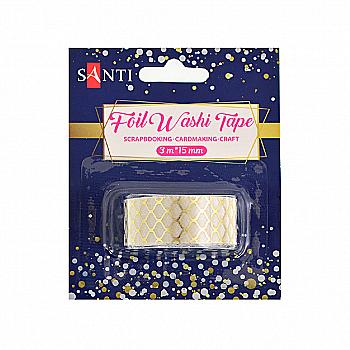 Стрічка паперова "Візерунок", золото, 3 м, 742380