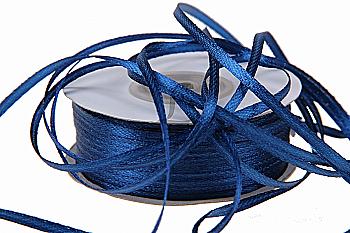 Стрічка атлас 3 мм-91 м, 120, синя