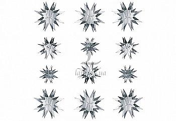 Гірлянда святкова 1,9 м "Зірки" срібло, 51-12845