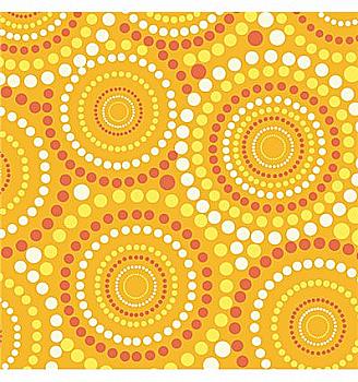 Декупажні серветки "Жовтий орнамент", 33*33 см, 18,5 г/м2, 1шт, МАКІ