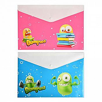 Папка на кнопці А4 мікс "Bumpees" Deli EZ65102 (70627) Папка на кнопці А4 мікс "Bumpees" Deli EZ65102 (70627)