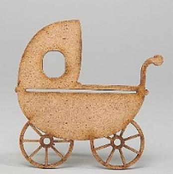 Заготівка дерев`яна Візочок з віконцем, Ч70 Заготівка дерев`яна Візочок з віконцем, Ч70