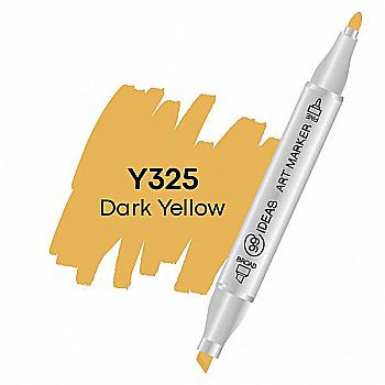 Маркер двухсторонний Dark Yellow - Темно-желтый, Y325, 99IDEAS Маркер двухсторонний Dark Yellow - Темно-желтый, Y325, 99IDEAS