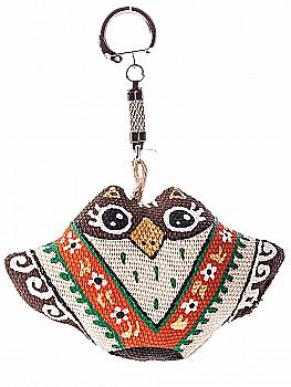 Брелок "Сова в оранжевом платке", 2002006003