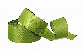 Лента репсовая 4 cм-18 м, GX-76 салатовая