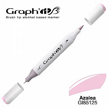 Маркер двухсторонний Brushmarker, Азалия (5125), GI85125 Graph`it Маркер двухсторонний Brushmarker, Азалия (5125), GI85125 Graph`it
