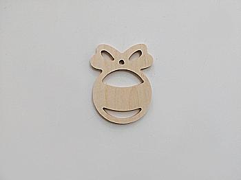 Заготівка дерев`яна Ялинкова прикраса "Кулька", 2117