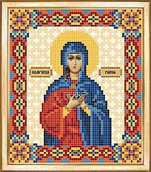 Схема для вышивания бисером иконы СБИ-080 "Раиса" 12*14 см ТМ "Чарівна мить"
