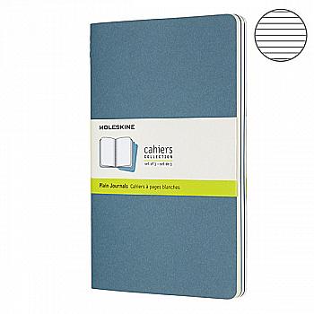 Блокнот Оживленный Голубой средний линейка, Moleskine Cahier, CH016B44 Блокнот Оживленный Голубой средний линейка, Moleskine Cahier, CH016B44