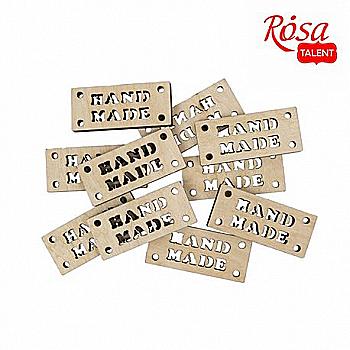 Мини-заготовка Тег "Handmade 4", фанера, 4,5*2,0 см, 1 шт, Rosa Talent (10) Мини-заготовка Тег "Handmade 4", фанера, 4,5*2,0 см, 1 шт, Rosa Talent (10)