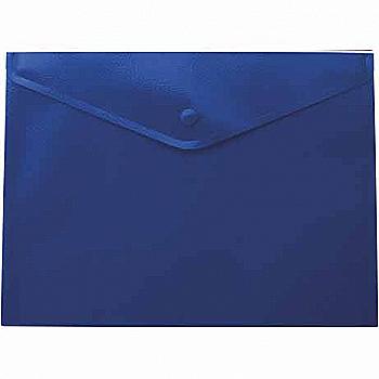 Папка-конверт А5 на кнопці, синя ВМ 3935-02