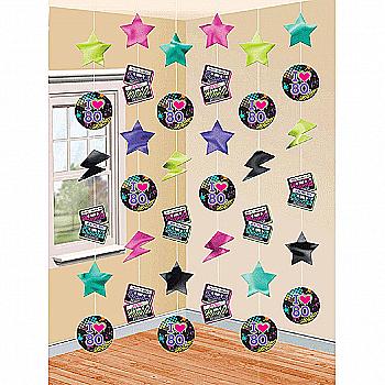 Гирлянда вертик. Диско 80-х, 2,1 м 6 ед, 3505-0097 Гирлянда вертик. Диско 80-х, 2,1 м 6 ед, 3505-0097