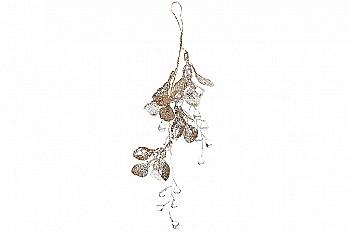 Декоративна підвісна гілка 30 см, з краплями, 703-134