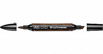 Маркер двосторонній Brushmarker, Сієна палена, 0204074 W&N Маркер двосторонній Brushmarker, Сієна палена, 0204074 W&N