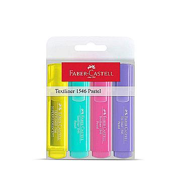 Набор маркеров текстовых Textliner Pastel 4 шт.154610 Faber-Castell