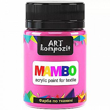 Краска акриловая Mambo для тканей, Розовый персик (56), 50 мл, ART Kompozit Краска акриловая Mambo для тканей, Розовый персик (56), 50 мл, ART Kompozit