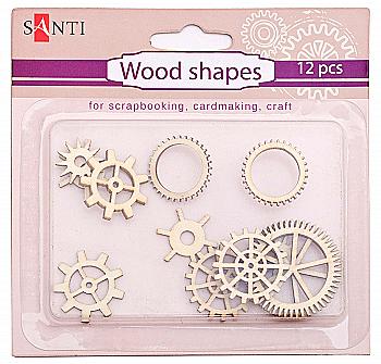 Набір форм дерев`яних "Механізми" 12 шт., 952591