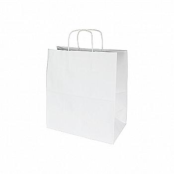Крафт пакет с ручкой "Ecobag" 305*170*425/340, 100 г, бел., Е4001100 Крафт пакет с ручкой "Ecobag" 305*170*425/340, 100 г, бел., Е4001100