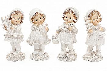 Фігура декоративна "Дівчинка в шубці" 9 см, 887-305 Фігура декоративна "Дівчинка в шубці" 9 см, 887-305