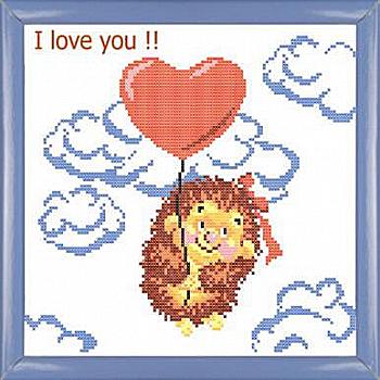 Канва с нанесенным рисунком 20*20 см, РТ 013