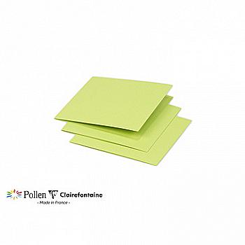 Заготовка для открыток сложенная Pollen 116*116 мм/210 г, Leaf bud green, Зеленый бутон, 16150C Clairefontaine Заготовка для открыток сложенная Pollen 116*116 мм/210 г, Leaf bud green, Зеленый бутон, 16150C Clairefontaine