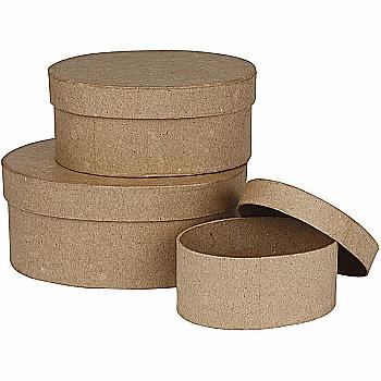 Коробка из папье-маше для подарков Овал средняя, 263710 ТМ "Creativ Company"