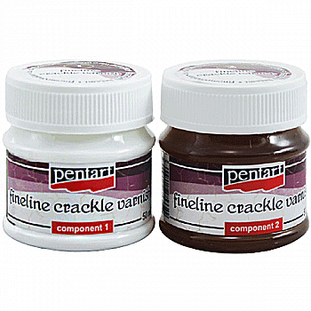 Набір двокомпонентний кракелюр "Fineline", 2*50 мл, Pentart Набір двокомпонентний кракелюр "Fineline", 2*50 мл, Pentart
