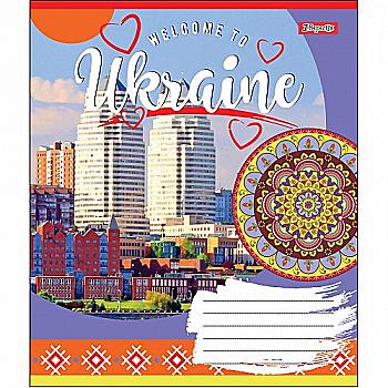 Зошит 36 лін. 1В Welcome To Ukraine, 764611 Зошит 36 лін. 1В Welcome To Ukraine, 764611