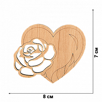 Заготовка дерев`яна для декорування, FLC-448