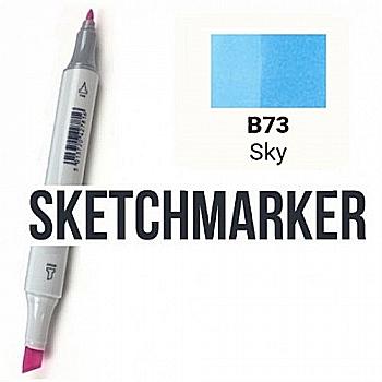 Маркер двосторонній SKETCHMARKER Небесний, SM-B73 Маркер двосторонній SKETCHMARKER Небесний, SM-B73
