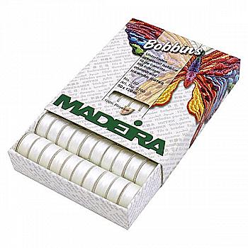 Нижня нитка Bobbins 308 №150 (120 м), білий Madeira