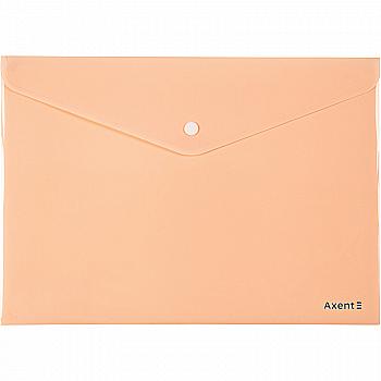 Папка на кнопці А4 Pastelini, персикова 1412-42-A Axent