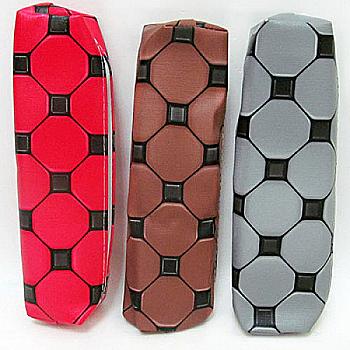 Пенал тубус "Шкіряні ромбики" mix, YT1402