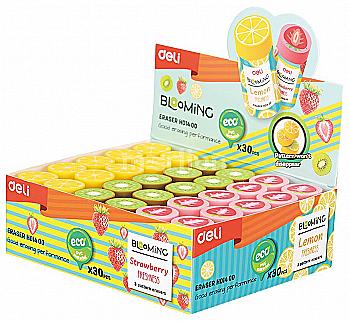 Ластик Deli EH01400 микс прямоуг. Blooming D 2,2х43мм Фрукты (70656) Ластик Deli EH01400 микс прямоуг. Blooming D 2,2х43мм Фрукты (70656)