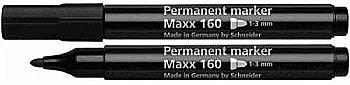 Маркер перманентний Schneider 160, чорний, S116001 Маркер перманентний Schneider 160, чорний, S116001