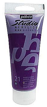 Краска акриловая "Studio" 100 мл Фиолетовый восточный, 837021 Краска акриловая "Studio" 100 мл Фиолетовый восточный, 837021