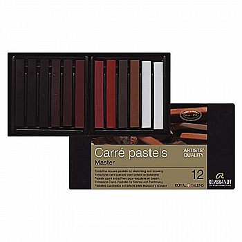 Набір сухої пастелі Rembrandt,Carre Pastel, 12 кол., Royal Talens Набір сухої пастелі Rembrandt,Carre Pastel, 12 кол., Royal Talens