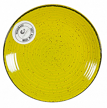 Тарілка десертна, Spiral, 20 см, цитрон, D3070S/G140 Cesiro Тарілка десертна, Spiral, 20 см, цитрон, D3070S/G140 Cesiro