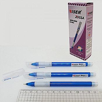 Ручка масляна Wiser "Zossa" 0,7 мм з грипом, синя, zossa-bl Ручка масляна Wiser "Zossa" 0,7 мм з грипом, синя, zossa-bl
