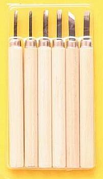 Набір різців по дереву, 6шт., в блістері (11512) Набір різців по дереву, 6шт., в блістері (11512)