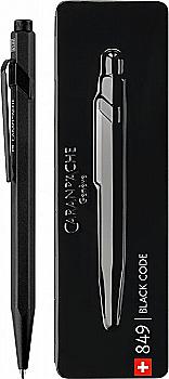 Ручка Caran d`Ache 849 Black Code Чорна+box, 849.496