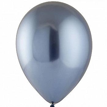 Кулька повітряна 12" хром сатин блакитний "Azure", 1102-1848