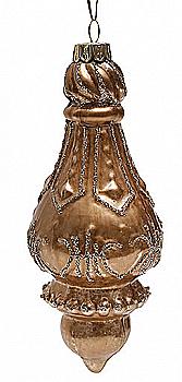Елочное украшение 16 см, антик золото, 172-222