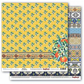 Бумага для скрапбукинга двухсторон Средиземноморья Бордюр Бумага для скрапбукинга двухсторон Средиземноморья Бордюр