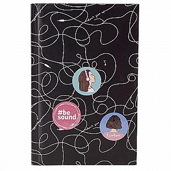 Книга записная А6 80 л. кл. твердая обложка BeSound-8, K19-199-8 Книга записная А6 80 л. кл. твердая обложка BeSound-8, K19-199-8