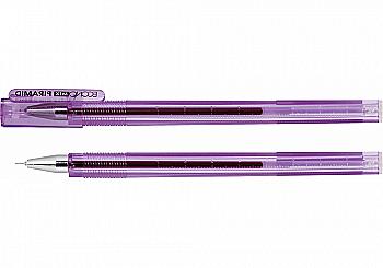 Ручка гелева ECONOMIX PIRAMID 0.5 мм, фіолетова E11913-12 Ручка гелева ECONOMIX PIRAMID 0.5 мм, фіолетова E11913-12